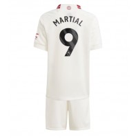 Fotballdrakt Barn Manchester United Anthony Martial #9 Tredjedraktsett 2023-24 Kortermet (+ Korte bukser)